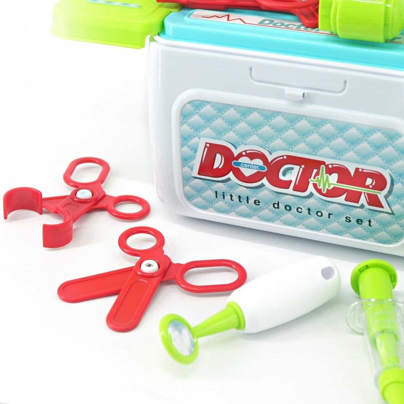 ST ZONE 2-in-1 Kids Doctor Set Toy with Carry Bag | Educational Pretend Play Medical Kit for Boys & Girls - Image 2